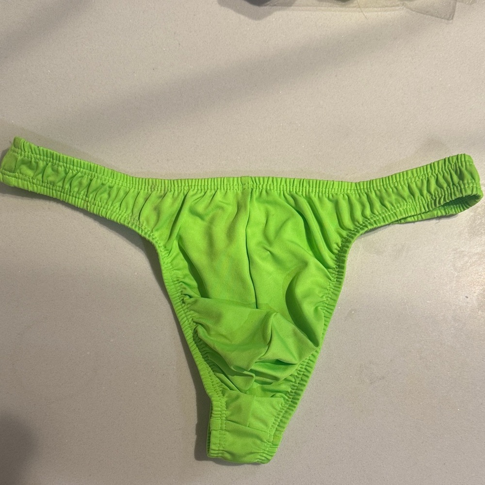 Elegant Moments Bright Green Men's Briefs